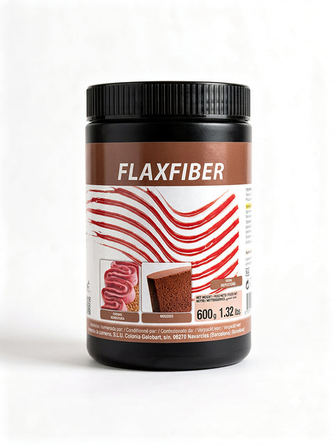 Flaxfiber Sosa 600 g fibra de lino para repostería — Agro Gourmet