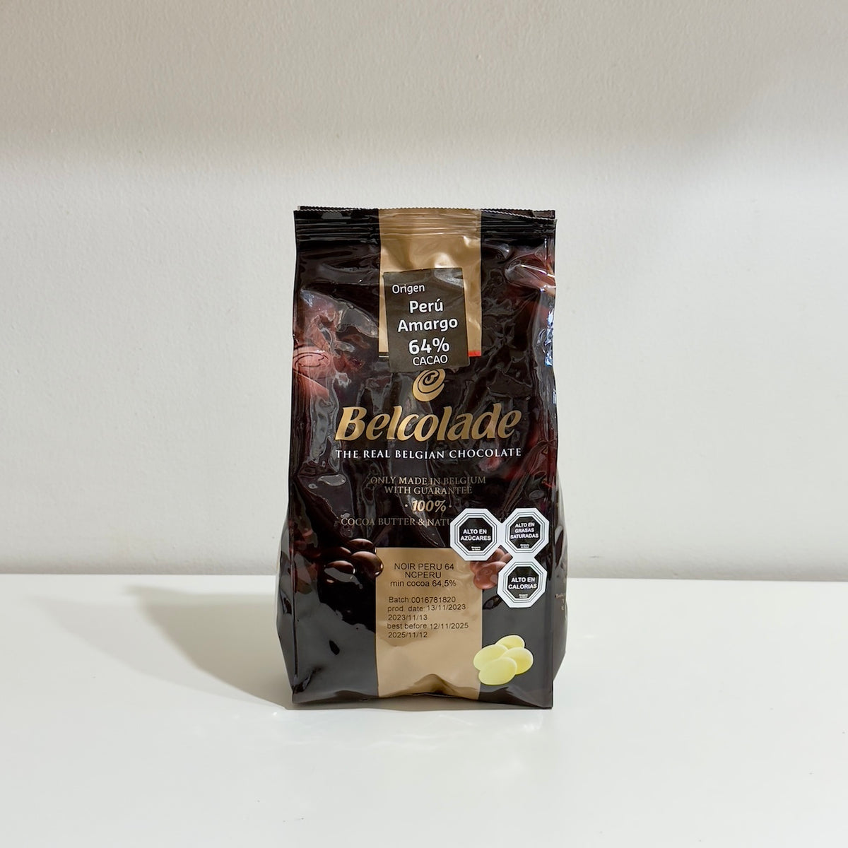 Belcolade Peru Amargo 64% cacao - 1Kg