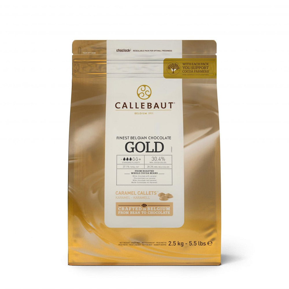 Callebaut Finest Belgian Chocolate Gold - 2.5Kg