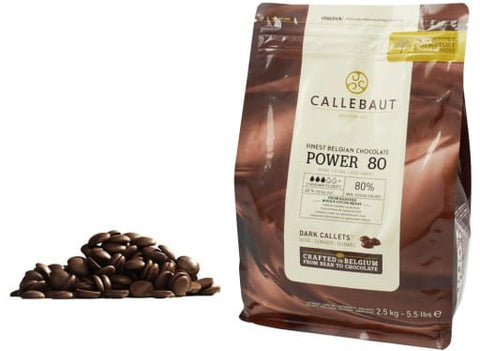Callebaut – Recipe N° Power 80 – Cobertura chocolate negro 80% cacao 2.5kg.