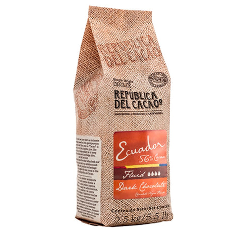 Republica del Cacao Chocolate negro Ecuador 56% fluido Agro Gourmet