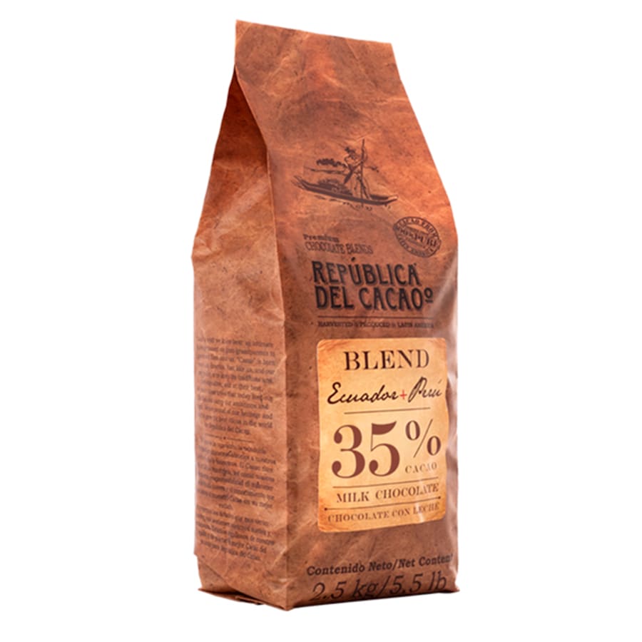 Chocolate con Leche Ecuador + Perú 35%
