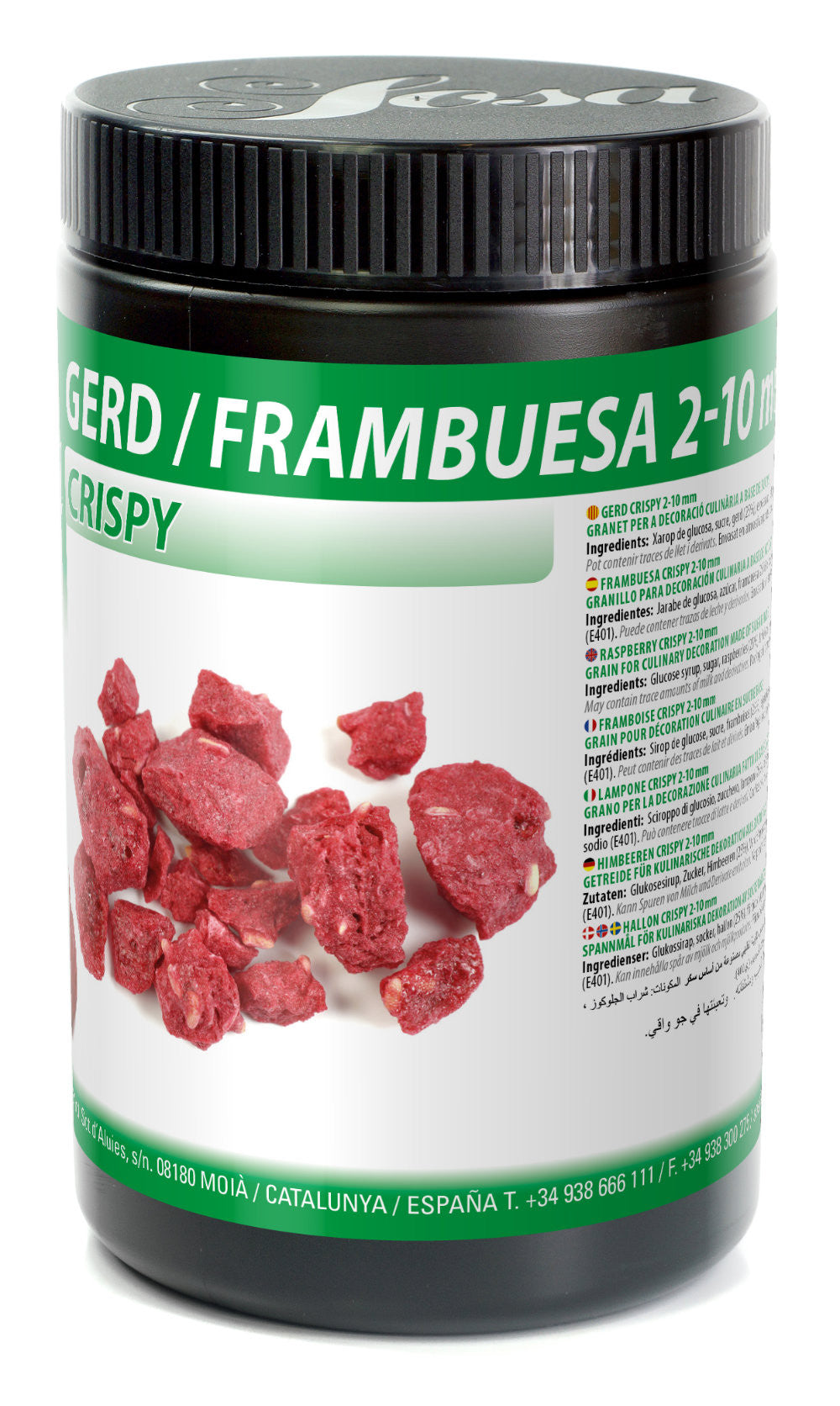 Crispy Frambuesa 2-10 mm - 300g
