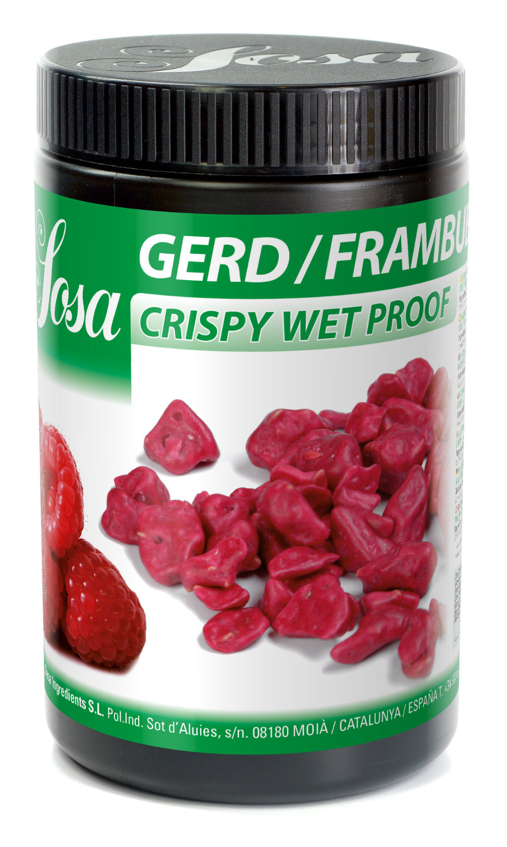 Crispy wet-proof Frambuesa - 400g