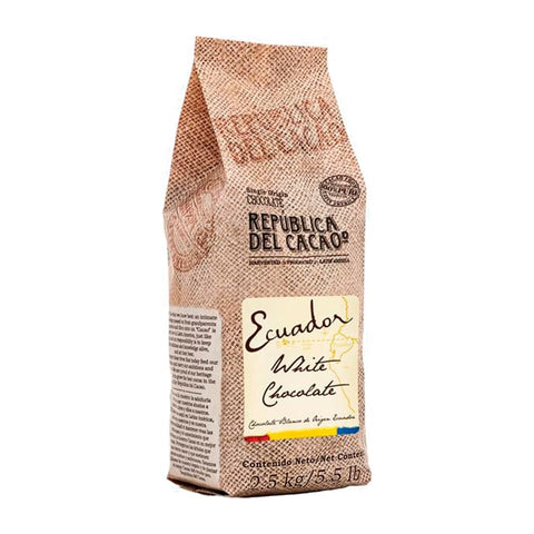 República del Cacao - Chocolate Blanco Ecuador 2.5 Kg